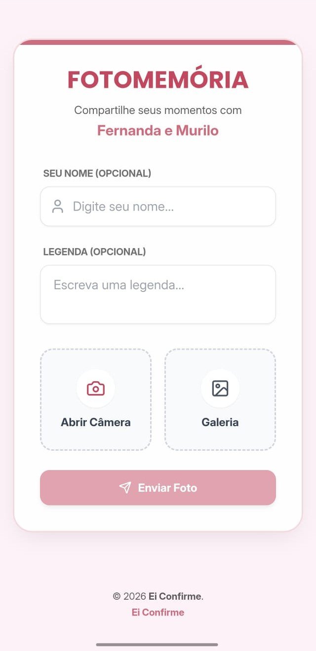 Interface Foto Memória